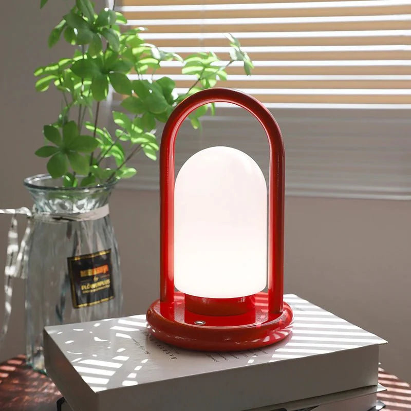 Retro Stil Wiederaufladbare Tischlampe
