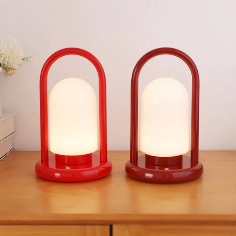 Retro Stil Wiederaufladbare Tischlampe