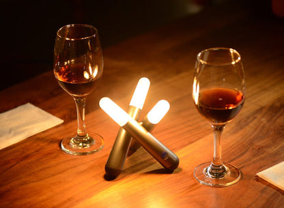 Garduru Stick LED Tischleuchte – Tragbare & Dimmbare Ambientelampe (Wiederaufladbar, IP65)
