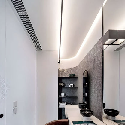 LED Deckenleuchte modern dimmbar linear Streifen