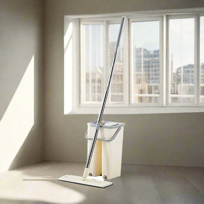 360° rotierender Mikrofasermopp mit Selbst-Auswring-Eimer – umweltfreundliche Bodenreinigung