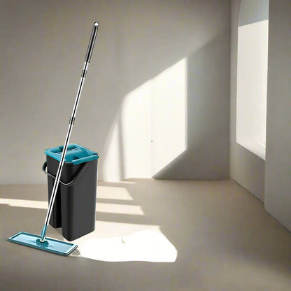 360° rotierender Mikrofasermopp mit Selbst-Auswring-Eimer – umweltfreundliche Bodenreinigung