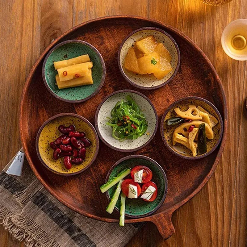 Retro Runde Dipping Soße Schale