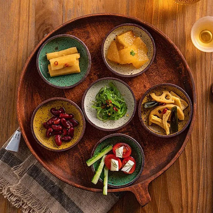 Retro Runde Dipping Soße Schale