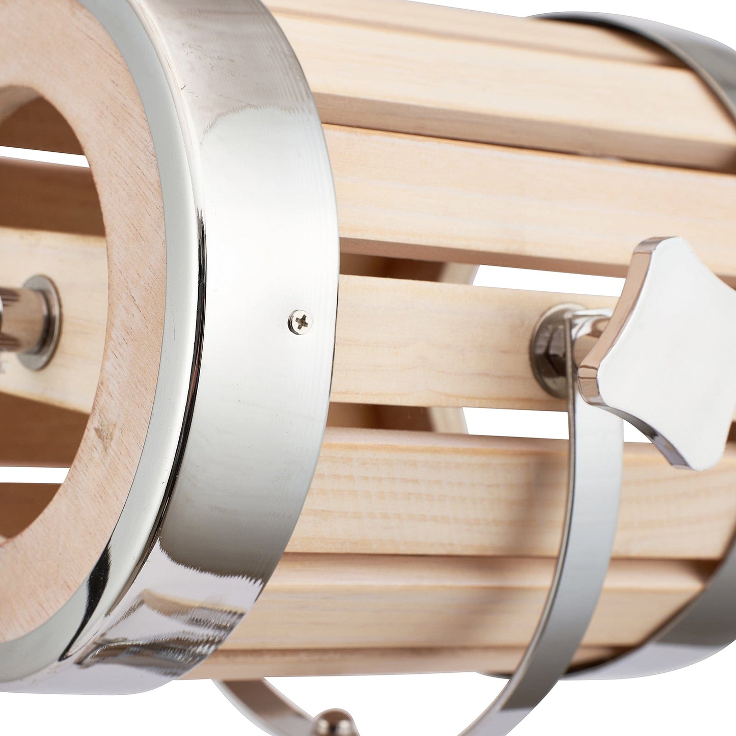 Formby natürliche Holz Marine Dreibein Tischlampe