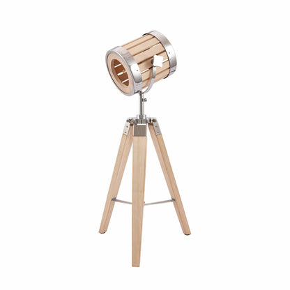 Formby natürliche Holz Marine Dreibein Tischlampe