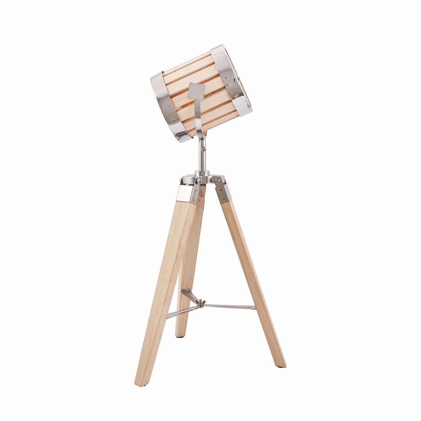 Formby natürliche Holz Marine Dreibein Tischlampe
