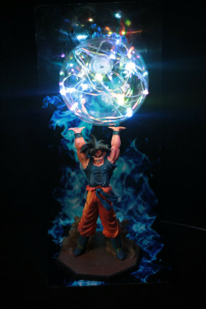 Dragon Ball Z Goku Lampe – Energie-Bomben LED Nachtlicht, DBZ Sammlerstück Figur