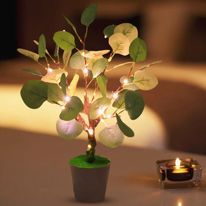 LED Nachtlampe Weihnachtszweige mit USB – Sanfte und Elegante Beleuchtung