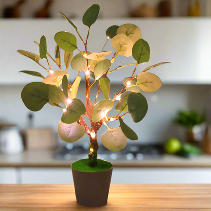 LED Nachtlampe Weihnachtszweige mit USB – Sanfte und Elegante Beleuchtung