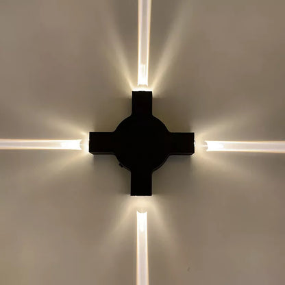 Royelux LED Pentagram Wandlampe - Stilvolle wasserdichte Lampe für Innen- und Außenbereich