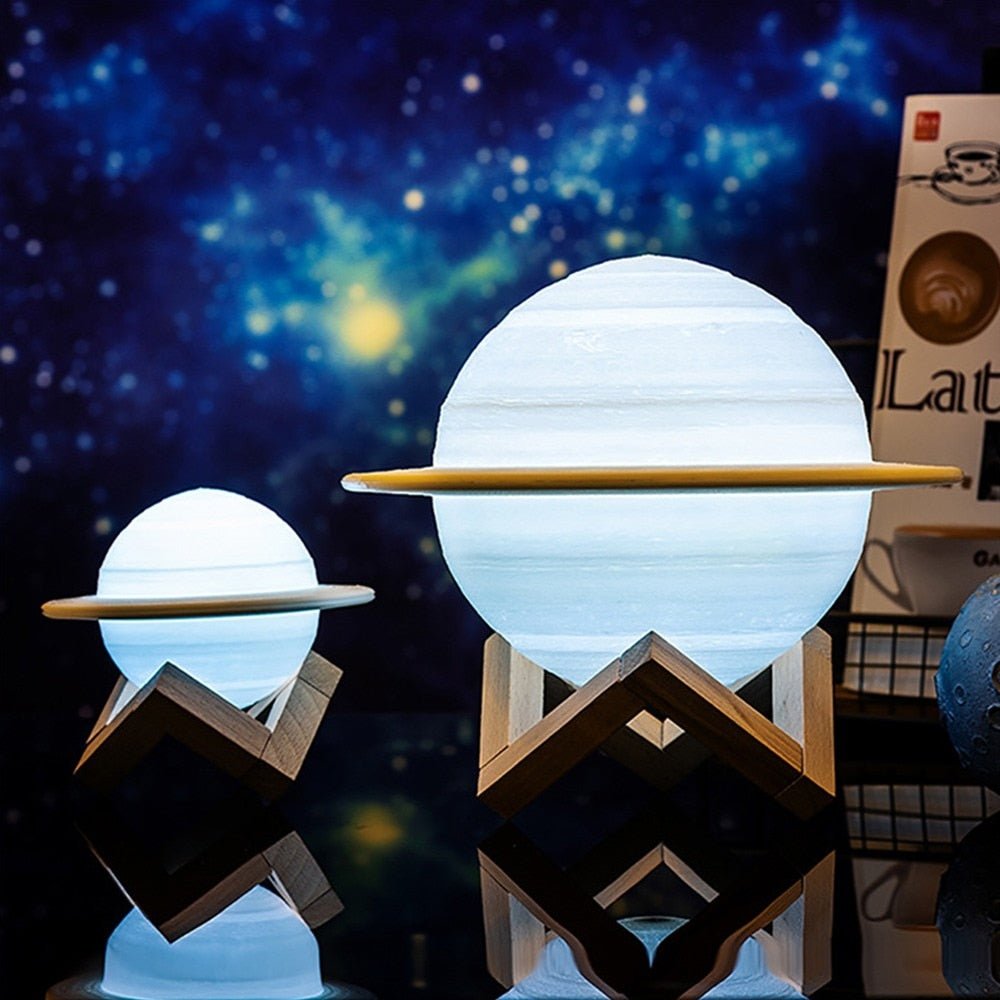OrbitalGlow – Luxuriöse Saturnlampe mit kosmischer Eleganz für einzigartige Innenräume