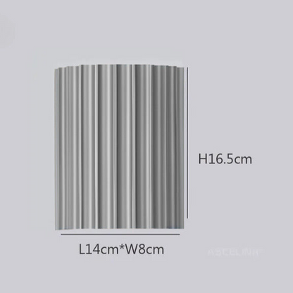 Moderne Design Wandleuchte – Lampenschirm in Falten