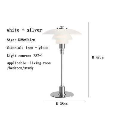 Tischlampe Glas LED Modern Messing Licht