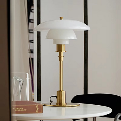 Tischlampe Glas LED Modern Messing Licht