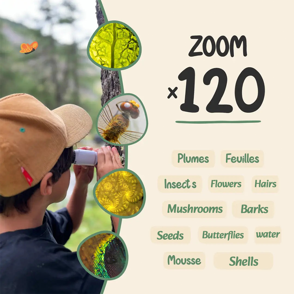 Tragbares Mikroskop für Kinder | ExploreFun