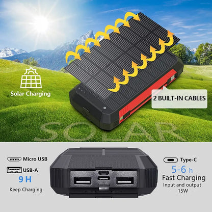 Solar Power Bank 30000 mAh | SolarGlow