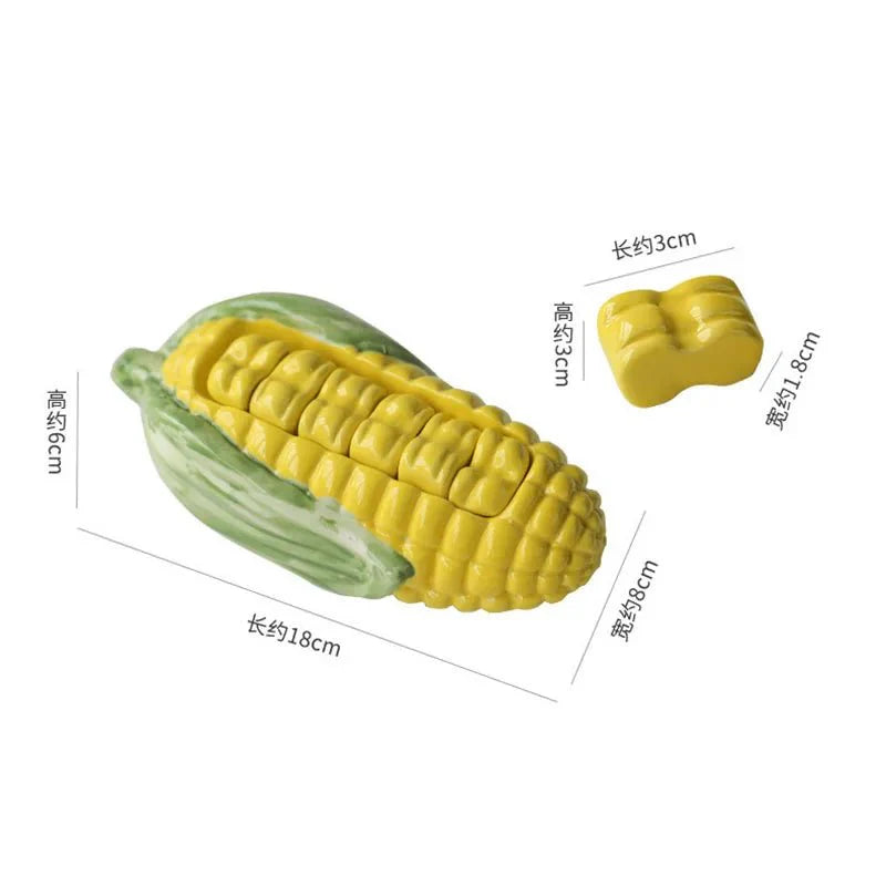 Sieben Stück Maisform Essstäbchenhalter