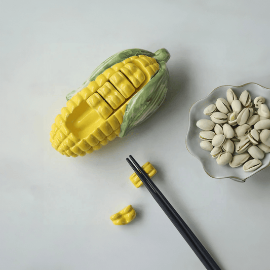 Sieben Stück Maisform Essstäbchenhalter