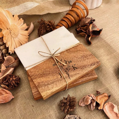 Benutzerdefinierter Marmoruntersetzer