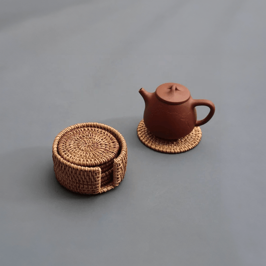 Sechsteiliges Woven Getränkeuntersetzer-Set