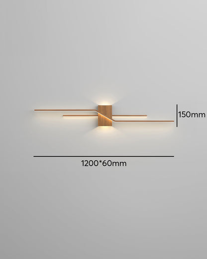 Moderne minimalistische LED-Wandleuchte SleekLine