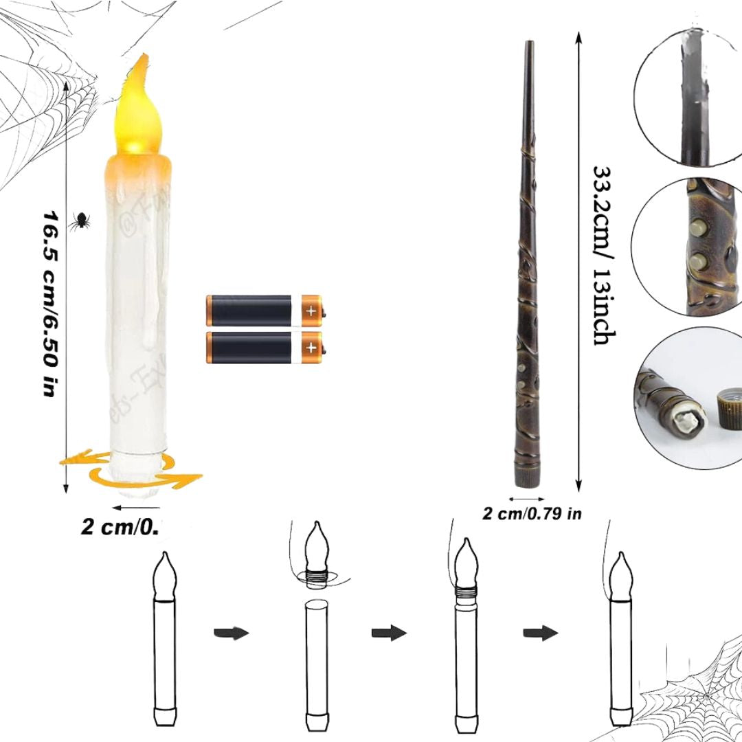 Verzauberte Flamme Kerzenlichter