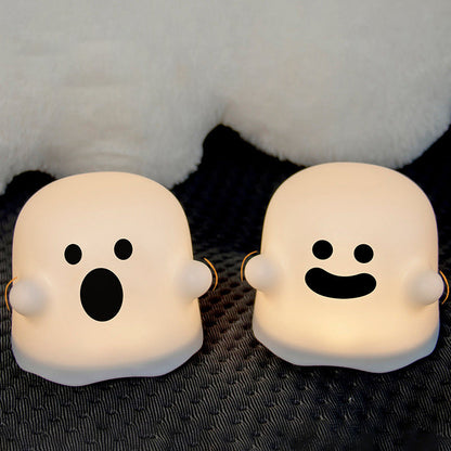 Halloween Geist LED Squishy Tap Tap Nachtlicht Lampe