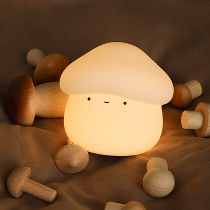 Pilz LED Squishy Tap Tap Nachtlicht Lampe