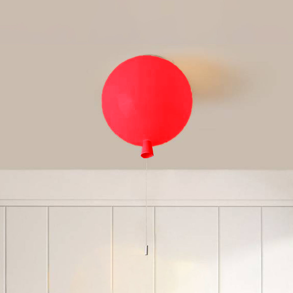 Kompakte Moderne LED-Ballon-Deckenlampe – AuraLite