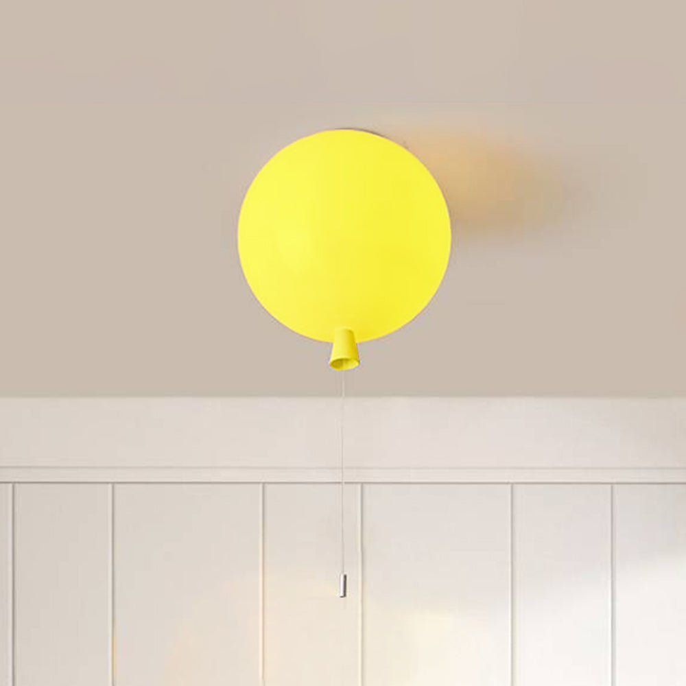 Kompakte Moderne LED-Ballon-Deckenlampe – AuraLite