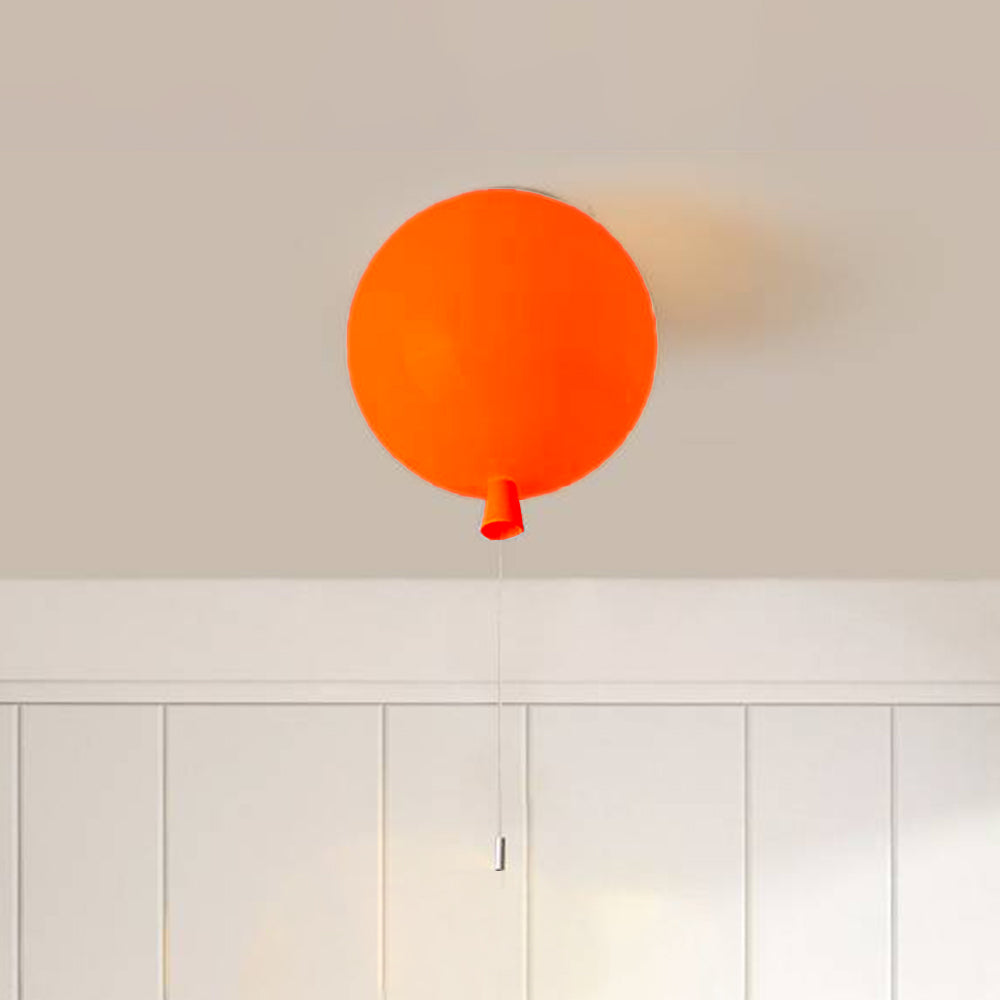 Kompakte Moderne LED-Ballon-Deckenlampe – AuraLite