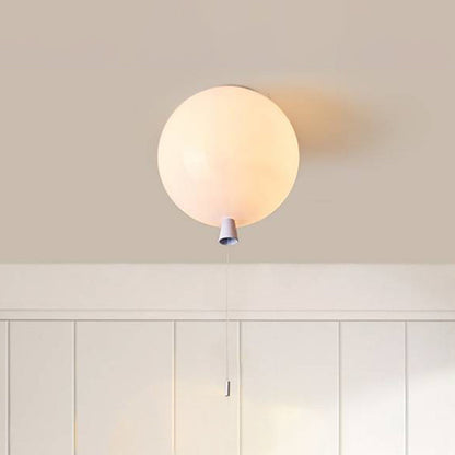 Kompakte Moderne LED-Ballon-Deckenlampe – AuraLite