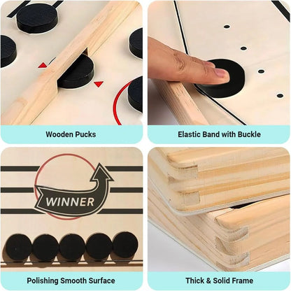 Schnelles Sling-Puck-Spiel, Schneller Spaß für Alle Altersgruppen