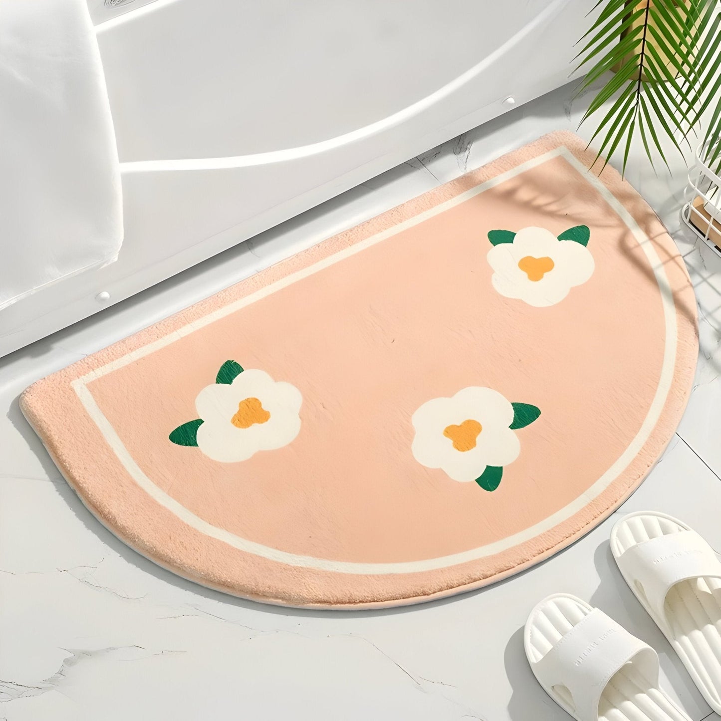 Slogan Nassrutsch-Badematte