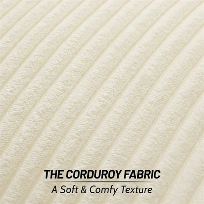 Weicher flauschiger Corduroy Kissenbezug