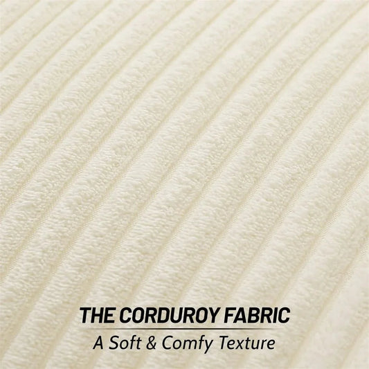 Weicher flauschiger Corduroy Kissenbezug