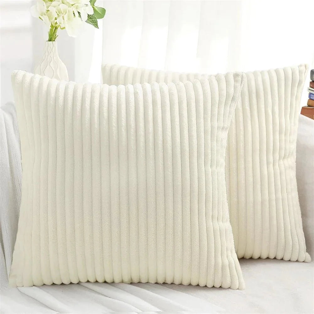 Weicher flauschiger Corduroy Kissenbezug