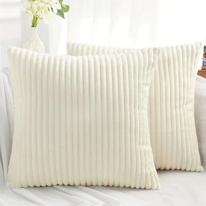 Weicher flauschiger Corduroy Kissenbezug