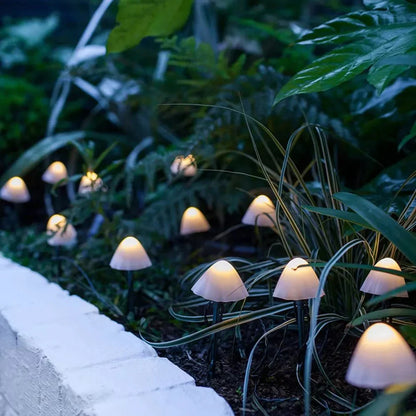 Gartenbeleuchtung - SolarMushroom - Pilzdesign - Charmante Atmosphäre