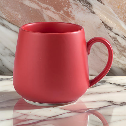 Vollfarbiger matter Kaffeebecher