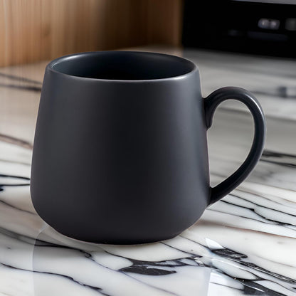 Vollfarbiger matter Kaffeebecher