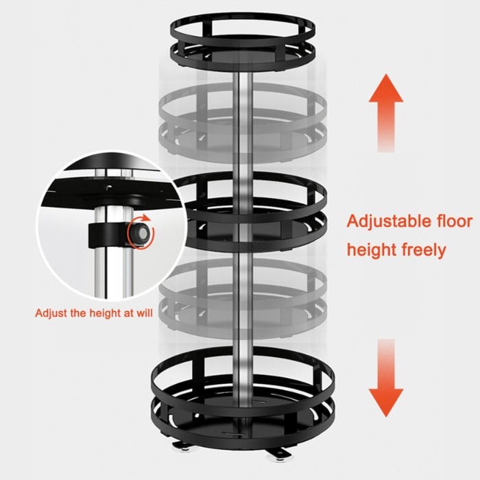 Garduru Pro – 360° drehbares Aufbewahrungsregal