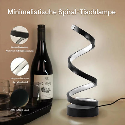 Garduru dimmbares Spiral Nachttischlampe