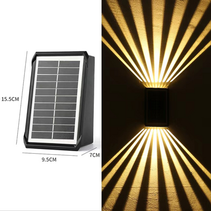 🔥Solar wasserdichtes Wandlicht im Freien