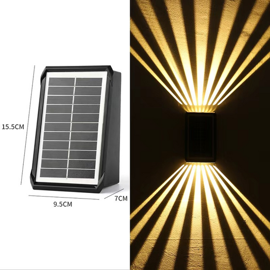 🔥Solar wasserdichtes Wandlicht im Freien
