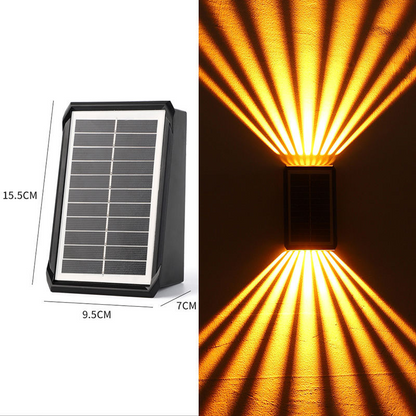 🔥Solar wasserdichtes Wandlicht im Freien