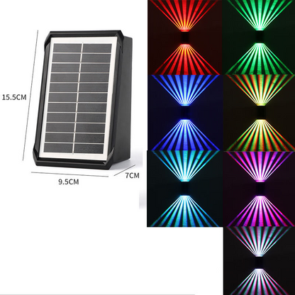 🔥Solar wasserdichtes Wandlicht im Freien