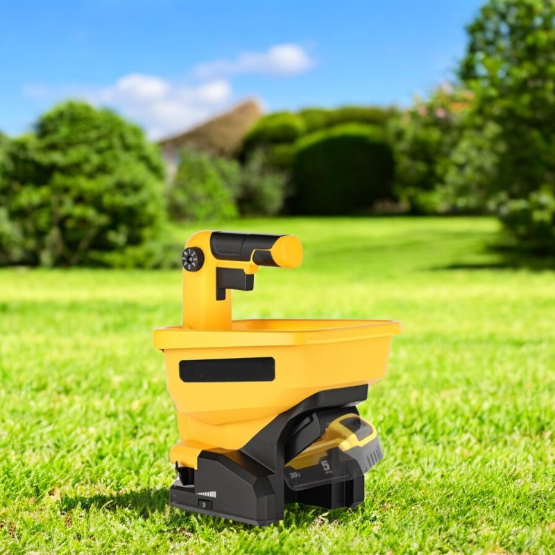 Akku-Düngerstreuer für Dewalt 20V/60V Li-ion Batterie