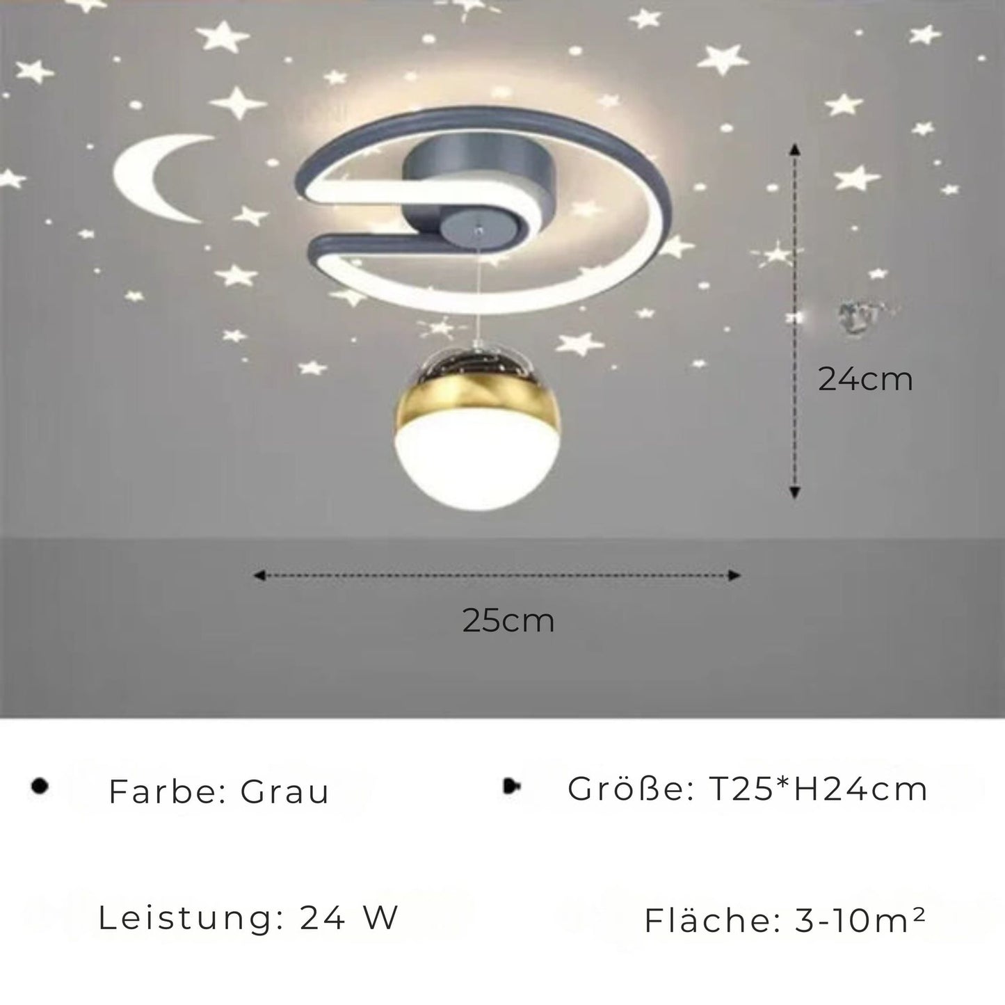 Garduru | Elegante Dimmbare LED-Deckenleuchte